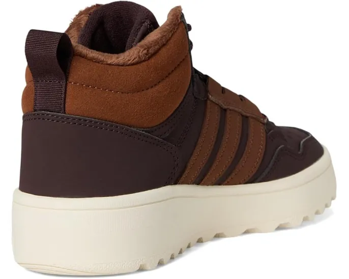Кроссовки adidas Kids Hoops 4.0 Mid Top на шнуровке с резиновой подошвой