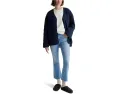 Джинсы AG Jeans Farrah Mid Rise Crop Boot укороченные с расклешенным низом