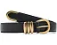 Ремень Lauren Ralph Lauren Metal-Keeper Leather Skinny Belt из черной кожи