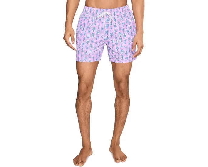 Плавки Chubbies The Miami Mosaic 14 см с быстросохнущей тканью и карманом на молнии
