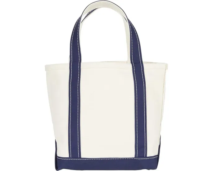 L.L.Bean сумка Boat and Tote Small с синей отделкой