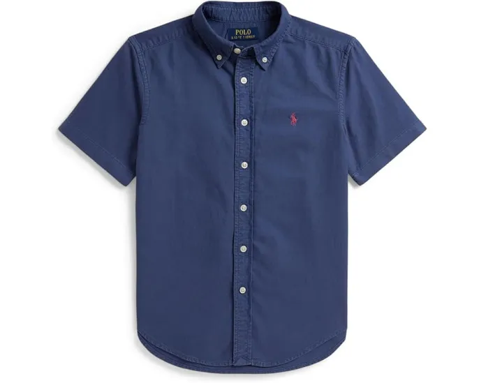 Оксфордская рубашка Polo Ralph Lauren из крашеного хлопка для детей старшего возраста