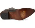 Ботинки Corral Boots L5917 с боковой молнией и вышивкой черно-коричневого цвета