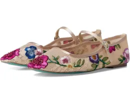 Балетки Blue by Betsey Johnson Nova с цветочной вышивкой и квадратным носком