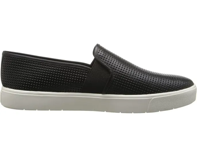 Перфорированные кеды Vince Blair 5 из нубука на липучках