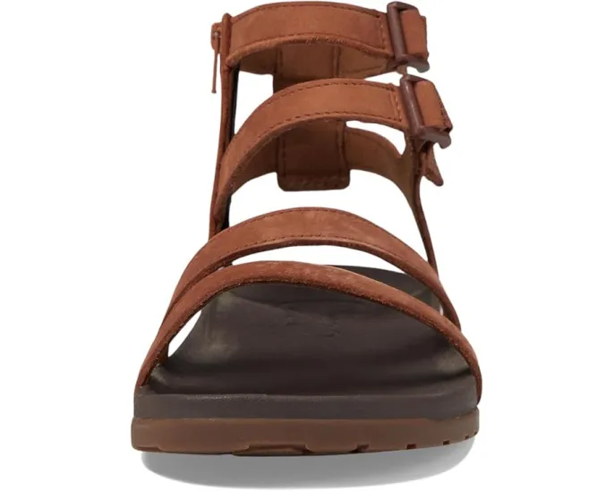 Высокие сандалии Chaco Lowdown Leather Strappy High из мягкой замши