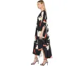Natori Кафтан Kami Caftan с принтом черный