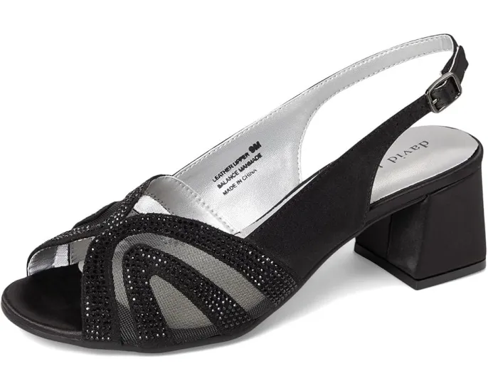 Элегантные туфли Desire от David Tate с перекрестным ремешком и резиновой подошвой