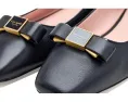 Kate Spade New York балетки Bowdie Smooth Leather с бантом и квадратным носком