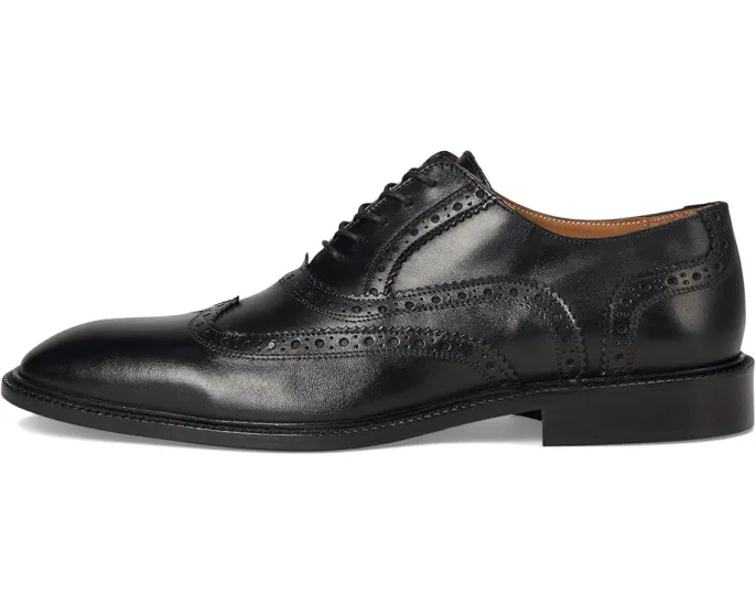 Оксфорды-броги Alfonso из итальянской кожи с декоративной перфорацией Bruno Magli