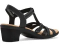 Сандалии Emily 2 Rose Clarks на квадратном каблуке с ремешками и стелькой Ultimate Comfort