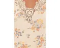 Топ с кружевной отделкой и цветочным принтом Lauren Ralph Lauren