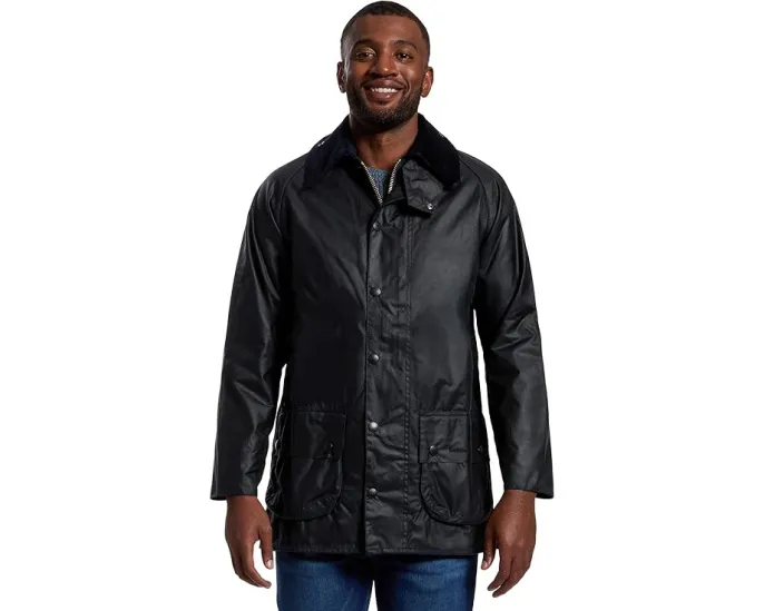 Вощеная куртка Barbour Beaufort укороченного кроя с отстегивающимся капюшоном