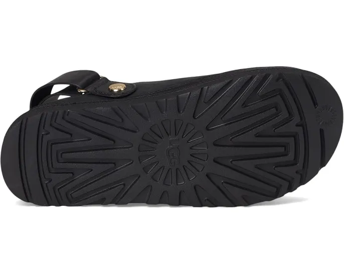 UGG Goldenstar Villa Clogs из нубука с регулируемым задним ремешком