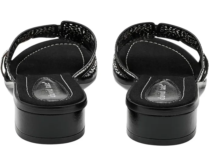 Сандалии David Tate Cristal с кристаллами и каблуком