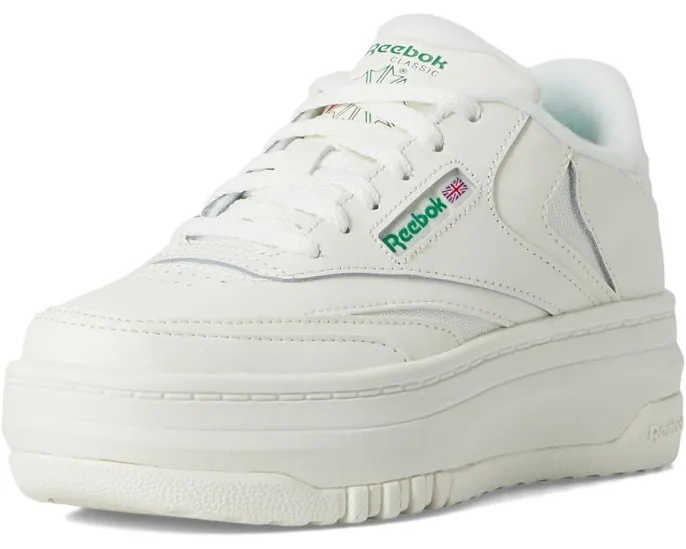 Кроссовки Reebok Club C Extra для детей с кожаным верхом и перфорацией
