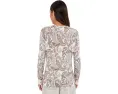 Свитер Lauren Ralph Lauren Petite Paisley Cotton-Modal с узором пейсли