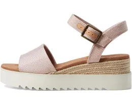 Сандалии TOMS Diana на платформе с регулируемым ремешком и стелькой OrthoLite