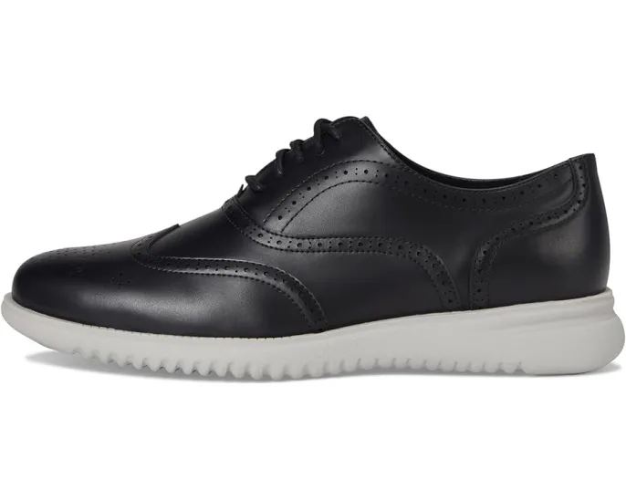 Кожаные оксфорды Nio Wing с перфорацией и удобной стелькой EVA