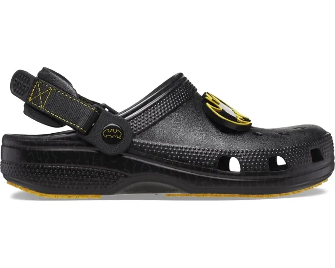 Кроксы Crocs Batman с регулируемым ремешком и противоскользящей подошвой