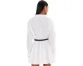 Платье-мини Norma Kamali Super Oversized Boyfriend с расклешенным подолом