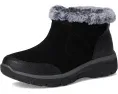 SKECHERS Easy Going ботинки без шнуровки с стеганым голенищем и искусственным мехом