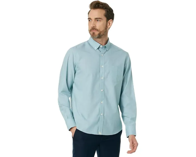 Рубашка UNTUCKit Cadetto Wrinkle Free не требующая глажки с длинными рукавами