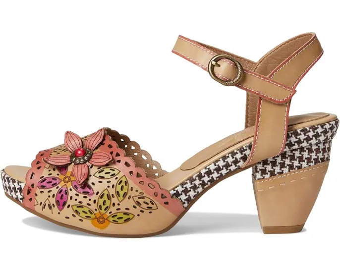 L'Artiste by Spring Step Сандалии Miabella с открытым мыском и квадратным каблуком