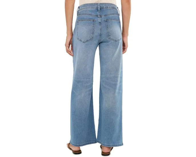 Джинсы KUT from the Kloth Petite Jean High-Rise Wide Leg Loveliness