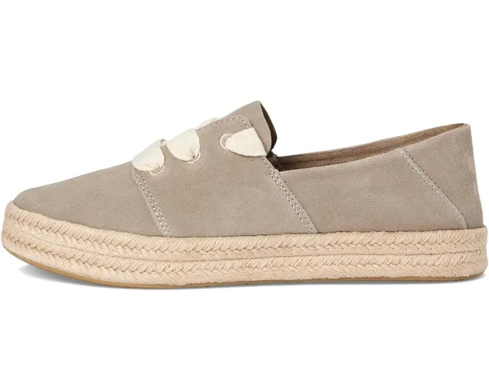 TOMS Carolina Lace Up лоферы из замши со стелькой CloudBound и шнуровкой