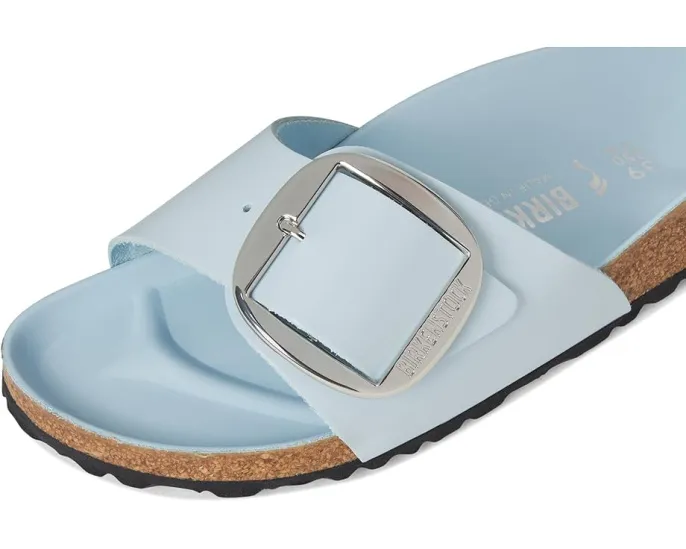 Сандалии Birkenstock Madrid Big Buckle с открытым носком и пробковой стелькой