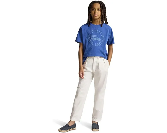 Logo Cotton Jersey Tee (Big Kid)