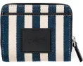 Компактный кошелёк Marc Jacobs из полосатого холста