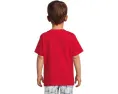 Футболка Lacoste Kids Core Tee из хлопка с вышитым крокодилом