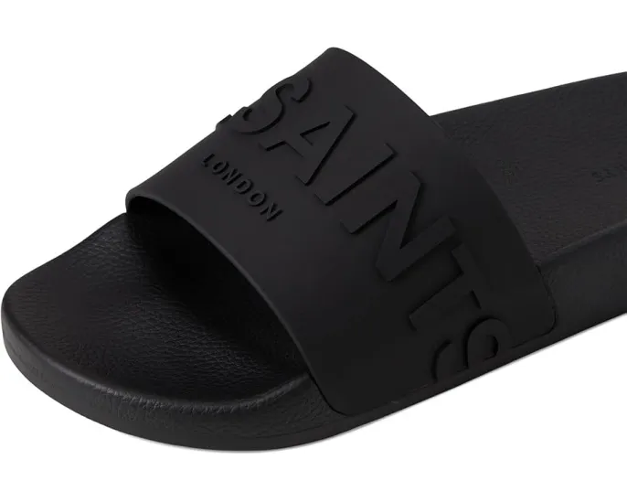 Сандалии AllSaints Biggy Slider с резиновым верхом и стелькой из ЭВА