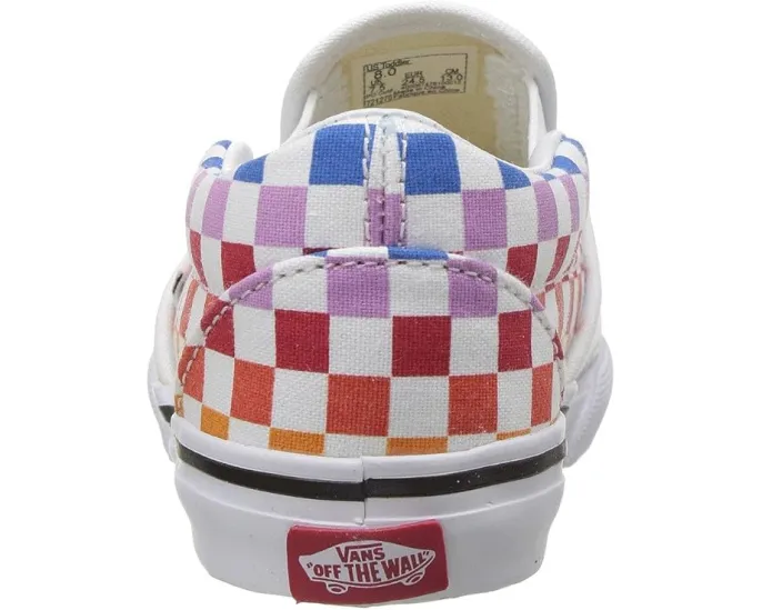 Слипоны Vans Classic Slip-On для малышей цвет Rainbow True White