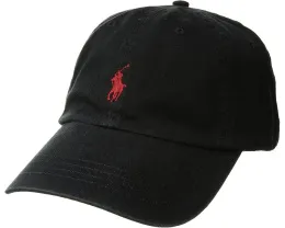 Классическая бейсболка Polo Ralph Lauren из хлопкового твила с вышитым логотипом