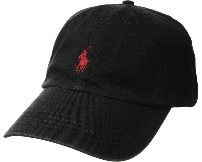 Классическая бейсболка Polo Ralph Lauren из хлопкового твила с вышитым логотипом