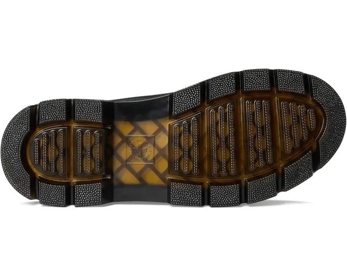 Кроссовки Dr. Martens Rakim Mk.02 высокие с верхом из премиальной кожи и переработанного холста