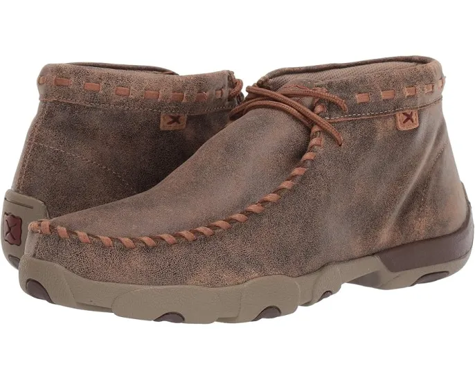 Чукка мокасины Twisted X MDM0049 из натуральной кожи с влагоотводящей стелькой