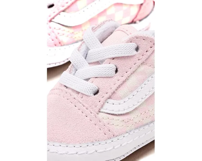 Кроссовки Vans Kids Old Skool Crib из холста с круглым носком на шнурках