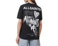 Футболка AllSaints Poster Bf Tee с графическим принтом на груди и спине