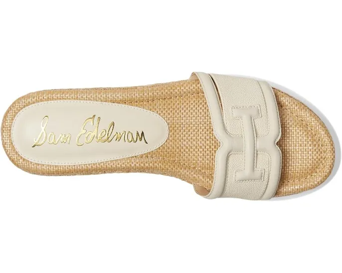 Сандалии Sam Edelman Pauleena на платформе с клиновидным каблуком и логотипом