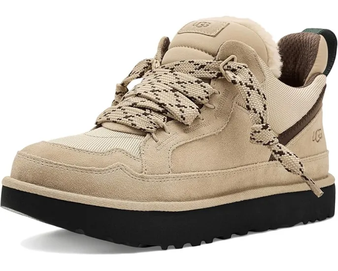 Кроссовки UGG Lowmel с верхом из замши и текстиля на подошве из сахарного тростника