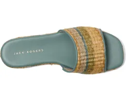 Сандалии Jack Rogers Bay Flatform на платформе с верхом из кожи и подошвой из резины