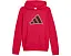 Adidas Mesh 3 Bar Fleece Hooded Pullover для детей с капюшоном