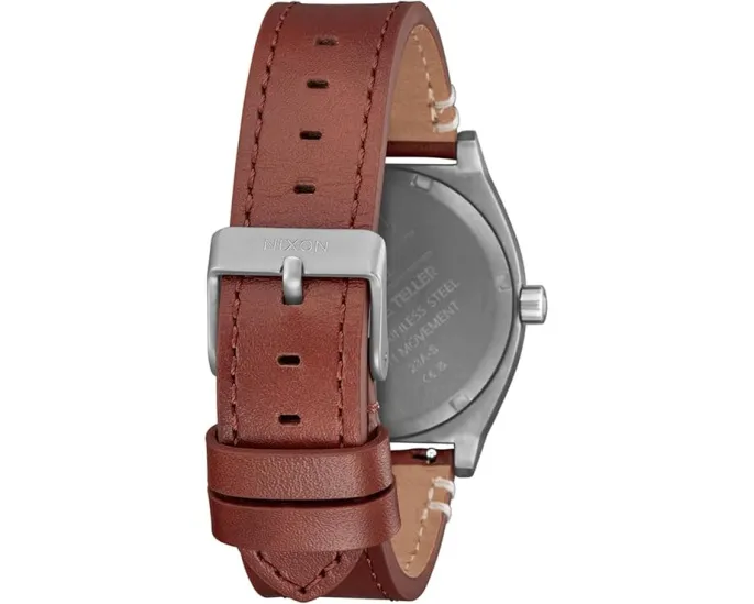 Наручные часы Nixon Time Teller Leather с кожаным ремешком