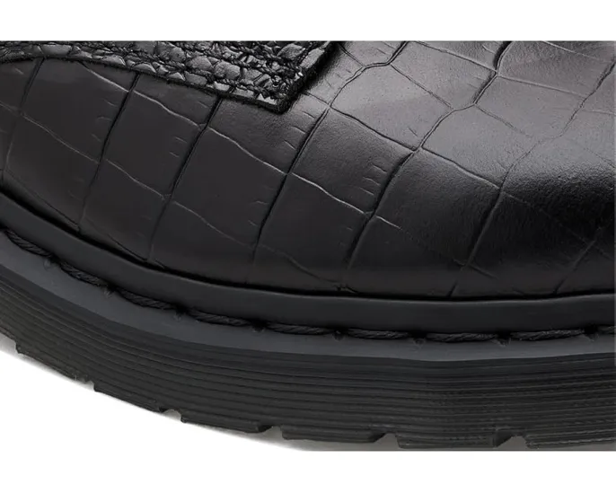 Ботинки Dr. Martens 1460 Croco с тиснением под крокодила на платформе