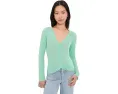 Кардиган Free People Big Love Rib с кружевной отделкой и застежкой на пуговицах