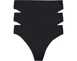Трусики-стринги Bliss Bare Cotton 3 шт из дышащего хлопка пима